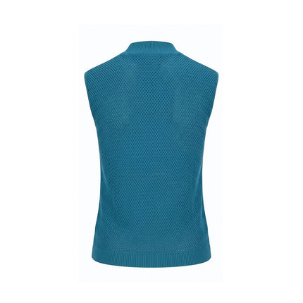 Malo Blue Silk Women Sweater