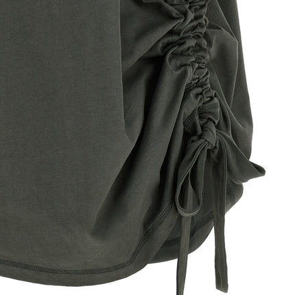 Ganni Gray Organic Cotton Sportswear