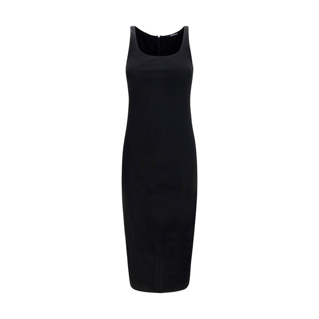 Jacquemus Black Viscose Casual Dress