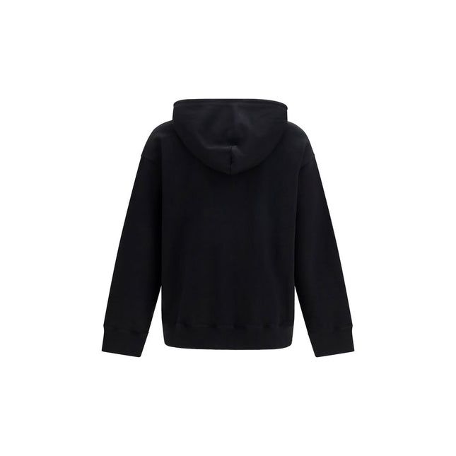 MM6 Black Cotton Sweatshirt