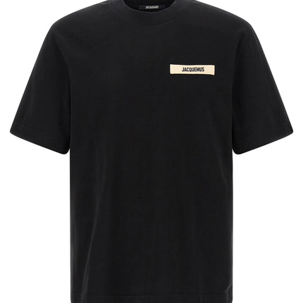 Jacquemus Black Cotton T-Shirt