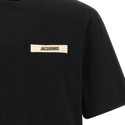 Jacquemus Black Cotton T-Shirt