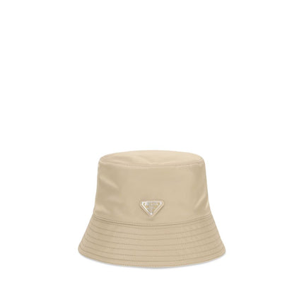 Prada Beige Polyamide Bucket Hat Prada