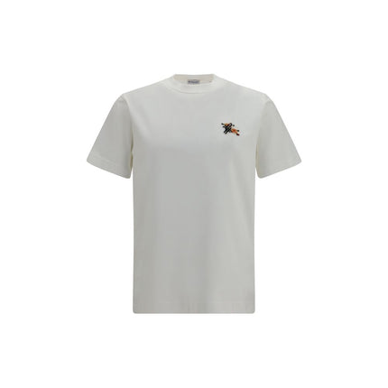 Burberry White Cotton T-Shirt