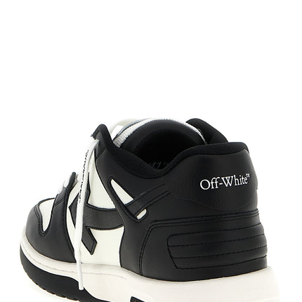 Off-White Bicolor Calfskin Low Top Sneakers