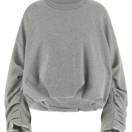 Dries Van Noten Gray Cotton Sweatshirt Dries Van Noten