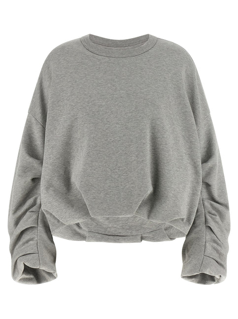 Dries Van Noten Gray Cotton Sweatshirt Dries Van Noten