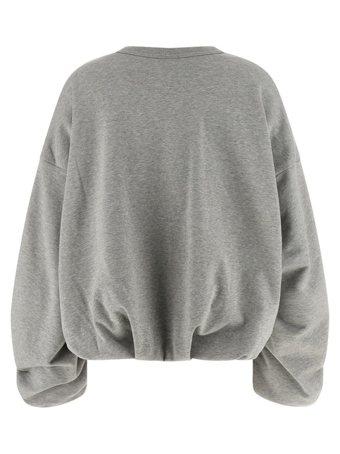 Dries Van Noten Gray Cotton Sweatshirt Dries Van Noten