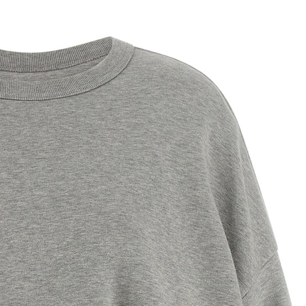 Dries Van Noten Gray Cotton Sweatshirt Dries Van Noten