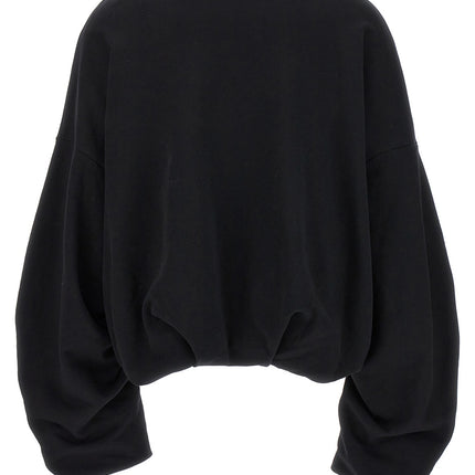 Dries Van Noten Black Cotton Sweatshirt Dries Van Noten