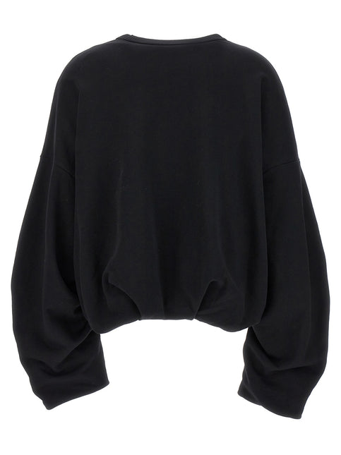 Dries Van Noten Black Cotton Sweatshirt Dries Van Noten