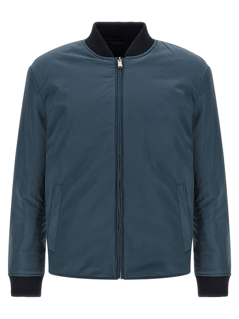 Hugo Boss Blue Polyester Bomber Hugo Boss