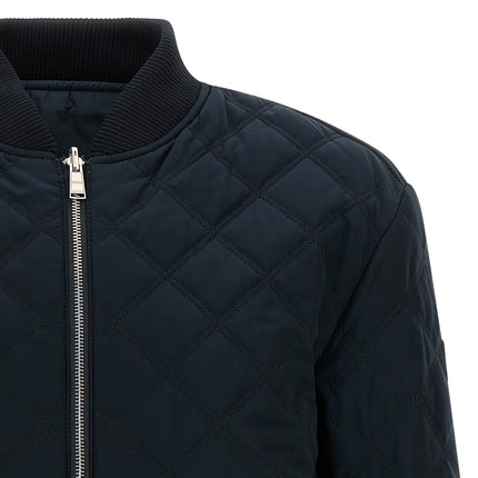 Hugo Boss Blue Polyester Bomber Hugo Boss