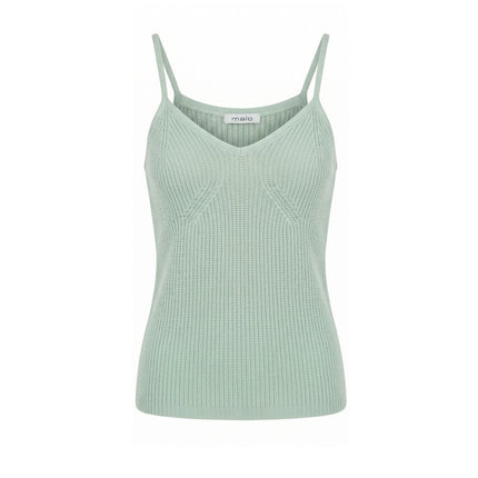 Malo Green Wool Women Tank