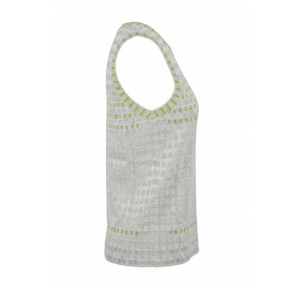 Malo Grey Silk Women Sweater