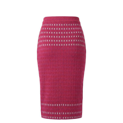 Malo Purple Silk Women Skirt