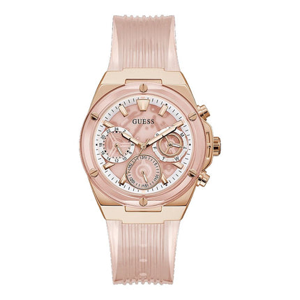 Guess Multicolor Rubber Dress Watch Guess