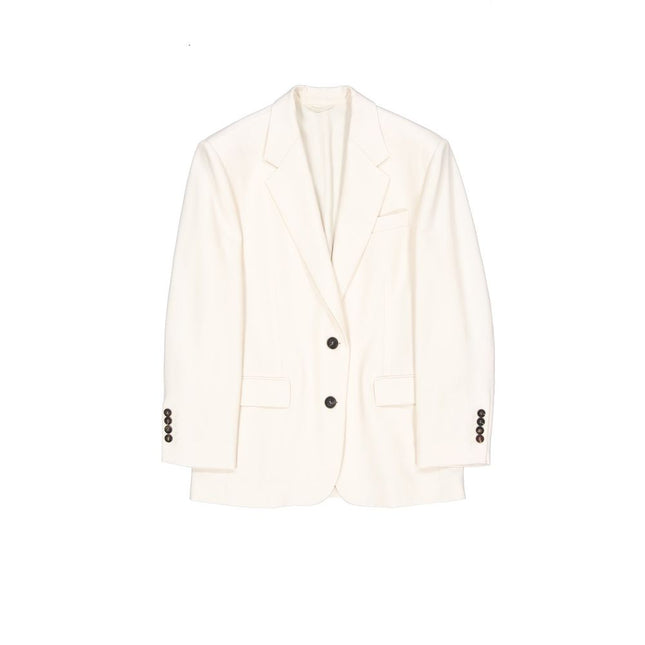 Brunello Cucinelli White Viscose Blazer