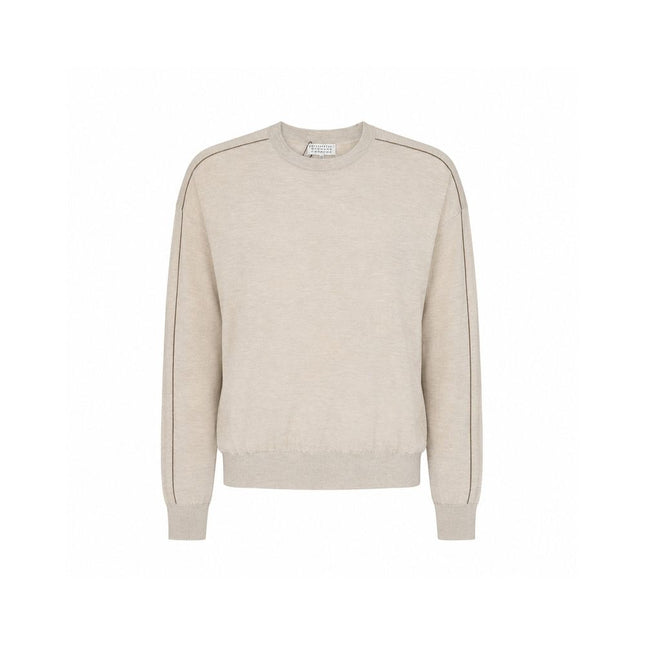 Brunello Cucinelli Beige Cashmere Sweatshirt