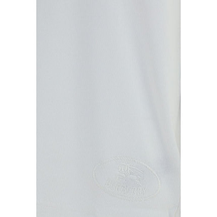 Burberry White Cotton Long Sleeve T-Shirt