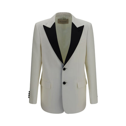 Valentino Garavani White Wool Oves Aries Blazer Valentino Garavani