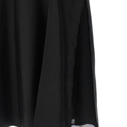 Loulou De Saison Black Silk Midi Dress