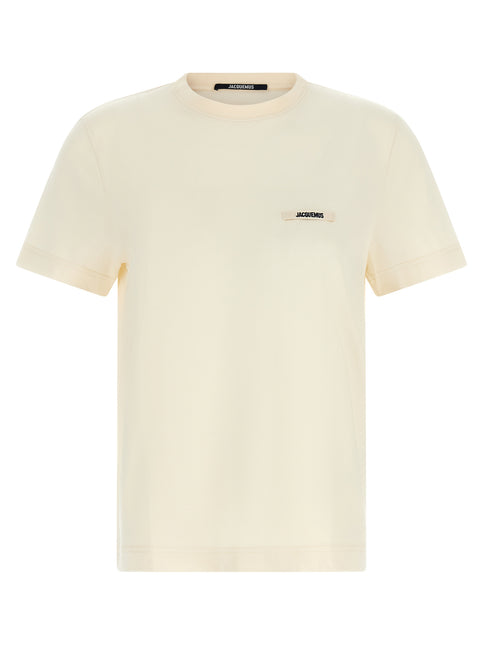Jacquemus Beige Cotton T-Shirt Jacquemus