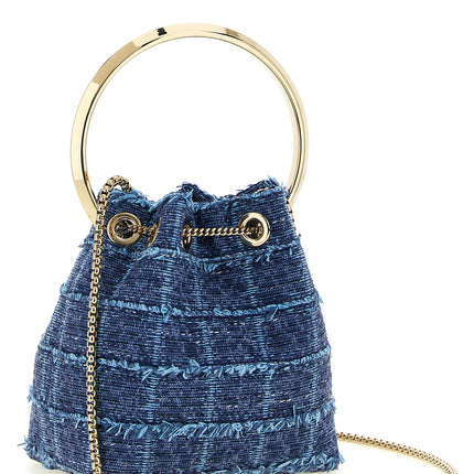 Jimmy Choo Blue Fabric Handbag