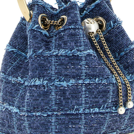 Jimmy Choo Blue Fabric Handbag