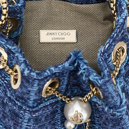 Jimmy Choo Blue Fabric Handbag