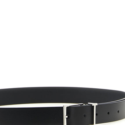 Tom Ford Black Calfskin Thin Belt Tom Ford