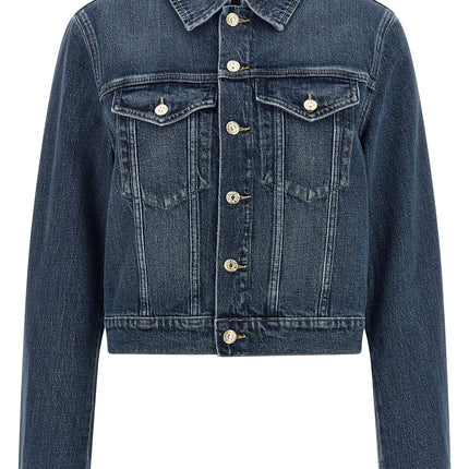 7 For All Mankind Blue Cotton Denim Jacket
