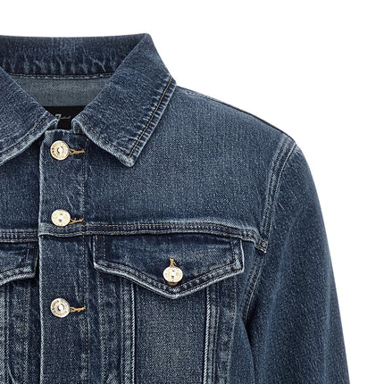 7 For All Mankind Blue Cotton Denim Jacket