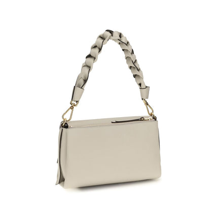 Coccinelle Beige Calf Leather Bos Taurus Shoulder Bag