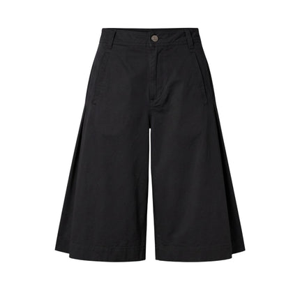 Mr&Mrs Italy Black Cotton Women Shorts