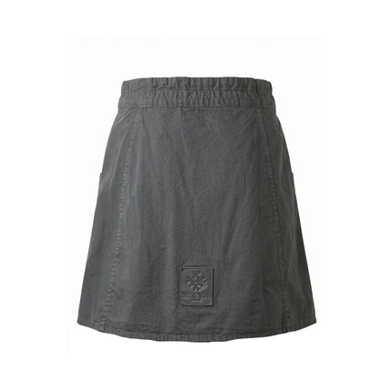 Mr&Mrs Italy Grey Cotton Women Skirt