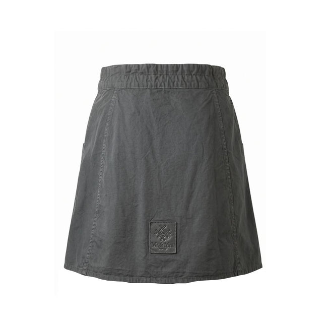 Mr&Mrs Italy Grey Cotton Women Skirt