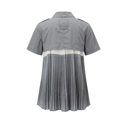 Mr&Mrs Italy Grey Cotton Women Shirt
