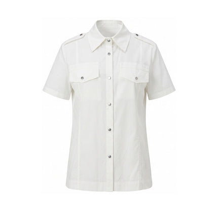 Mr&Mrs Italy White Cotton Women Shirt