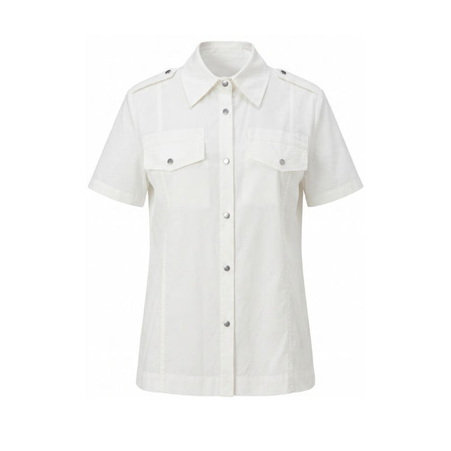 Mr&Mrs Italy White Cotton Women Shirt