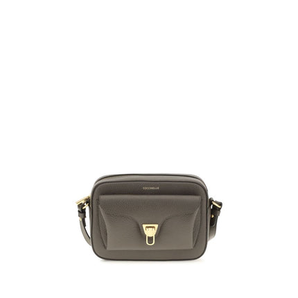 Coccinelle Brown Calf Leather Bos Taurus Shoulder Bag