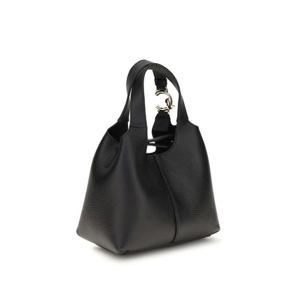 Coccinelle Black Calf Leather Bos Taurus Handbag