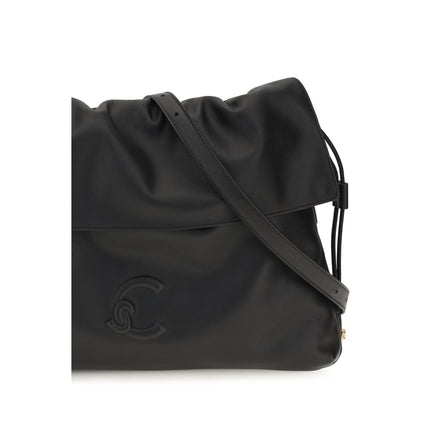 Coccinelle Black Calf Leather Bos Taurus Shoulder Bag