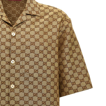 Gucci Beige Linen Blouse Gucci