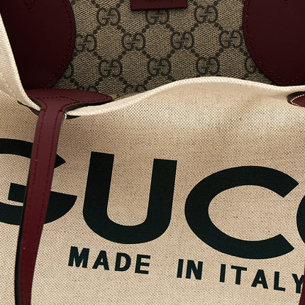 Gucci Beige Polyethylene Tote Bag