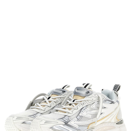 Off-White White Polyethylene Athletic Sneakers