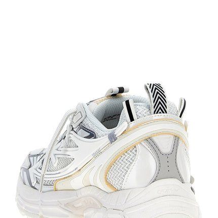 Off-White White Polyethylene Athletic Sneakers