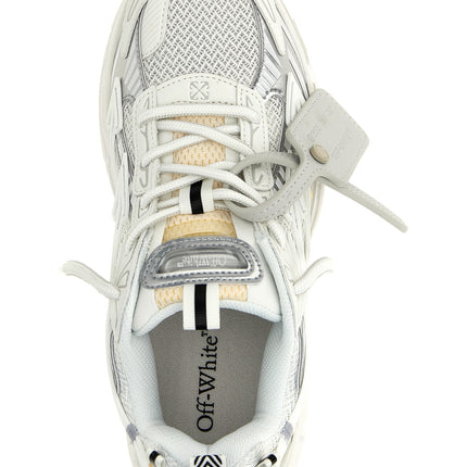 Off-White White Polyethylene Athletic Sneakers