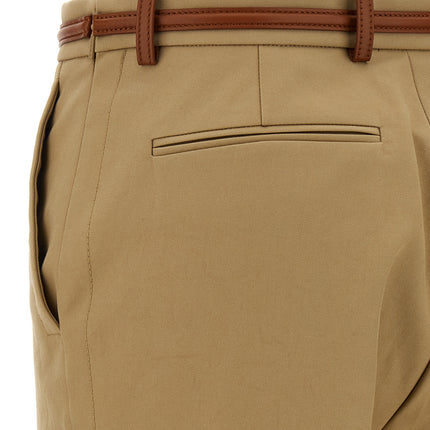 Gucci Beige Cotton Casual Pants