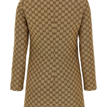 Gucci Beige Cotton Short Dress